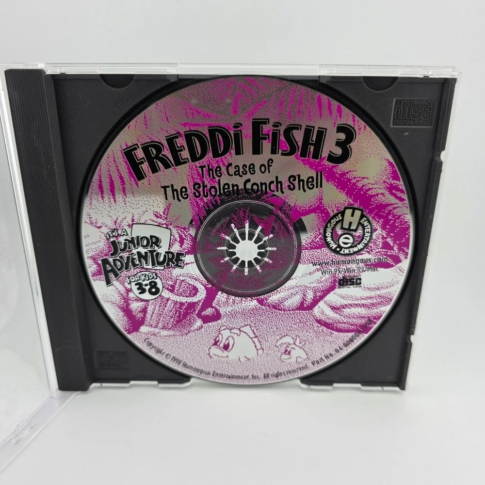 Freddi Fish 3 The‎ Case of the Stolen Conch Shell PC Video Game Humongous Ent